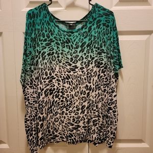 H & M Cheetah Print‎ with Shades of Green Size M